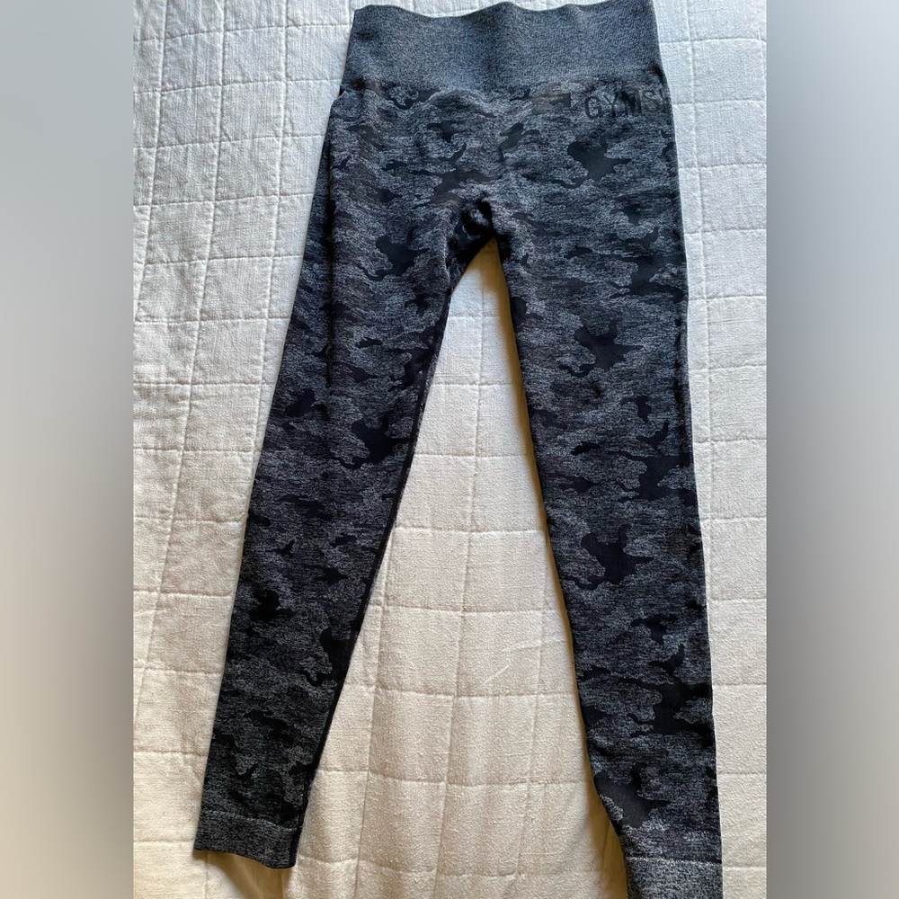 Gymshark black camo leggings
